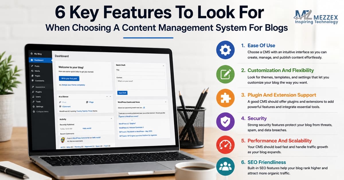 6 Key Features To Look For When Choosing A Content Management System For Blogs